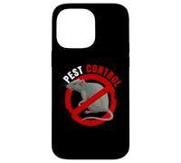 Custodia per iPhone 14 Pro Max Pest Control Mouse Rat Stop Sign Deratization