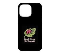 Custodia per iPhone 14 Pro Max Piccoli passi, grande crescita coccinella design
