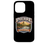Custodia per iPhone 14 Pro Max Pierre South Dakota Souvenir Città Stato Capitale Vintage