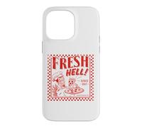 Custodia per iPhone 14 Pro Max Pizza Satan "Fresh Hell" Satan Occult Satanic Lucifer
