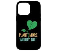 Custodia per iPhone 14 Pro Max Plant More Worry Not Pocket Design, abbigliamento grafico da giardiniere