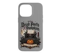 Custodia per iPhone 14 Pro Max Poeti morti e zucche Poetcore Lettura Halloween