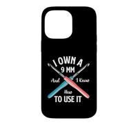 Custodia per iPhone 14 Pro Max Possiedo un 9 mm e so come usarlo - uncinetto all'uncinetto