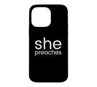 Custodia per iPhone 14 Pro Max Predica Donna Pastore Femminile Predicatore Ministero