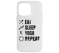 Custodia per iPhone 14 Pro Max Programma giornaliero di yoga Esercizio di yoga