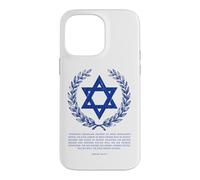 Custodia per iPhone 14 Pro Max Psalms 122:6-9 Star of David Israel Bible Verse German