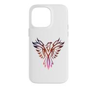 Custodia per iPhone 14 Pro Max Purple & Orange Flames Phoenix Myth Bird Rising Nato di nuovo