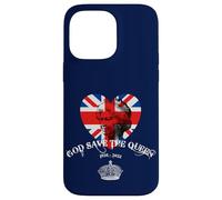 Custodia per iPhone 14 Pro Max Queen Elizabeth II save the queen memoriam 1926 - 2022 Love