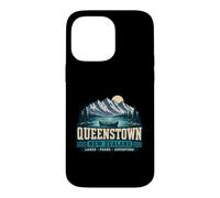 Custodia per iPhone 14 Pro Max Queenstown Nuova Zelanda Laghi Picchi Avventura