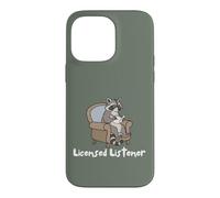 Custodia per iPhone 14 Pro Max Raccoon Licensed Listener Therapy School Graduation
