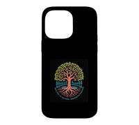 Custodia per iPhone 14 Pro Max Radici nella natura, albero della vita, design con radici