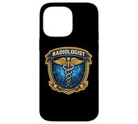 Custodia per iPhone 14 Pro Max Radiologo Medico Radiologia Medico Distintivo Caduceo