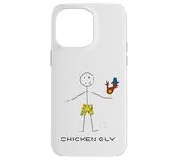 Custodia per iPhone 14 Pro Max Ragazzo divertente del pollo degli uomini, allevamento di pollo del ragazzo