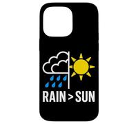 Custodia per iPhone 14 Pro Max Rain Over Sun Amante Pioggia Accogliente