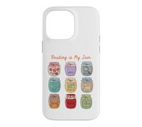 Custodia per iPhone 14 Pro Max Reading is My Jam Bookworm Generi letterari Vasetti