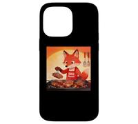 Custodia per iPhone 14 Pro Max Red Fox Cooking Grill BBQ Funny Gift Red Fox
