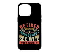 Custodia per iPhone 14 Pro Max Retired Under New Management See Wife For Details