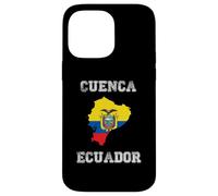 Custodia per iPhone 14 Pro Max Retro Cuenca Ecuador Distressed Ecuador Bandiera Ecuador