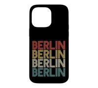 Custodia per iPhone 14 Pro Max Retro Distressed Germania Berlino Deutschland