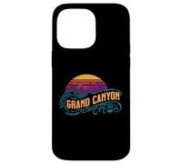 Custodia per iPhone 14 Pro Max Retro Grand Canyon National Park Vintage Tramonto Souvenir