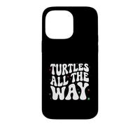 Custodia per iPhone 14 Pro Max Retro Sea Turtle Turtles All The Way Oceans Lover