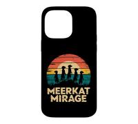 Custodia per iPhone 14 Pro Max Retro Suricata Animali Squadra Miraggio Suricata Animali Zoo