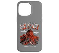 Custodia per iPhone 14 Pro Max Retro Zion National Park Vintage Style Angels Landing Utah