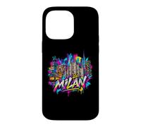 Custodia per iPhone 14 Pro Max Ricordo dello skyline della città di Milano - Graffiti