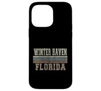 Custodia per iPhone 14 Pro Max Rifugio invernale retrò Florida