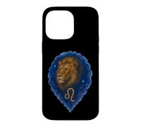 Custodia per iPhone 14 Pro Max Ritratto Leone Acquerello Zodiaco Leone