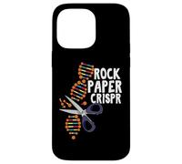 Custodia per iPhone 14 Pro Max Rock Paper Crispr DNA Biologo Ingegneria Genetica Scienza
