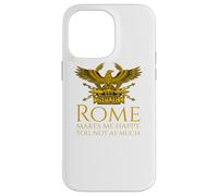 Custodia per iPhone 14 Pro Max Roma mi rende felice - SPQR Legionary Eagle - Storia Romana