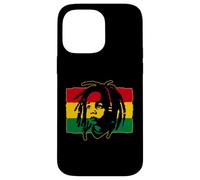 Custodia per iPhone 14 Pro Max Roots Reggae Baby Rasta Bandiera Rastafari Leone di Juda