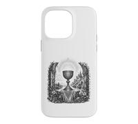 Custodia per iPhone 14 Pro Max Sacro Graal Leggenda Arturiana Sacro Calice Line Art