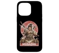 Custodia per iPhone 14 Pro Max Samurai Guerriero Musashi, Giapponese Sword Fighter