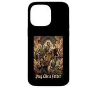 Custodia per iPhone 14 Pro Max San cattolico prega come un padre religioso