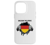 Custodia per iPhone 14 Pro Max Scatena lo Spirito tedesco Chest Rip