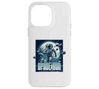 Custodia per iPhone 14 Pro Max Sci Fi Space Run Run Ma non puoi nascondere l'astronauta