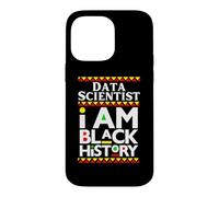 Custodia per iPhone 14 Pro Max Scienziato dei dati Melanina I Am Black History Working Mom Dad