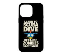 Custodia per iPhone 14 Pro Max Scuba Diver Zombie Apocalypse Avventura subacquea