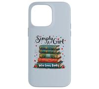 Custodia per iPhone 14 Pro Max Semplicemente una ragazza che ama i libri illustrazione