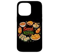 Custodia per iPhone 14 Pro Max Seoul Corea Coreano Streetfood Kimbap Ramen Foodie
