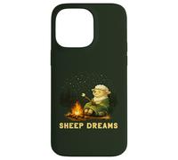 Custodia per iPhone 14 Pro Max Sheep Dreams - Campfire Marshmallow Camping
