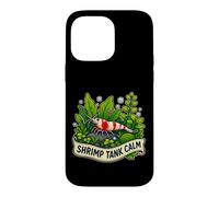 Custodia per iPhone 14 Pro Max SHRIMP TANK CALM Gamberetto Piante Acquatiche Bolle