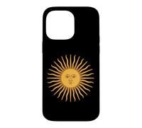 Custodia per iPhone 14 Pro Max Simbolo di astrologia solare del volto del sole celeste dell'annata