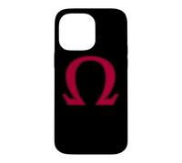 Custodia per iPhone 14 Pro Max SIMBOLO OMEGA ALFABETO GRECO MITOLOGIA FRATERNITÀ SORORITÀ