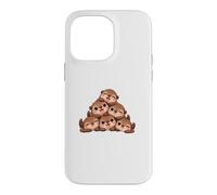 Custodia per iPhone 14 Pro Max Simpatico design a fumetti con lontra amici