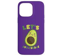Custodia per iPhone 14 Pro Max Simpatico gioco di parole Let's Avocado Cuddle