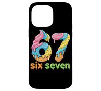 Custodia per iPhone 14 Pro Max Six Seven 67 Number Ice Cream Drip Meme 6 7 Kids boys Girls