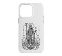 Custodia per iPhone 14 Pro Max Sobek Crocodile Dio Antico Egitto Monocromatico Art